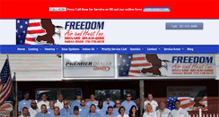 Desktop Screenshot of freedomairheat.com